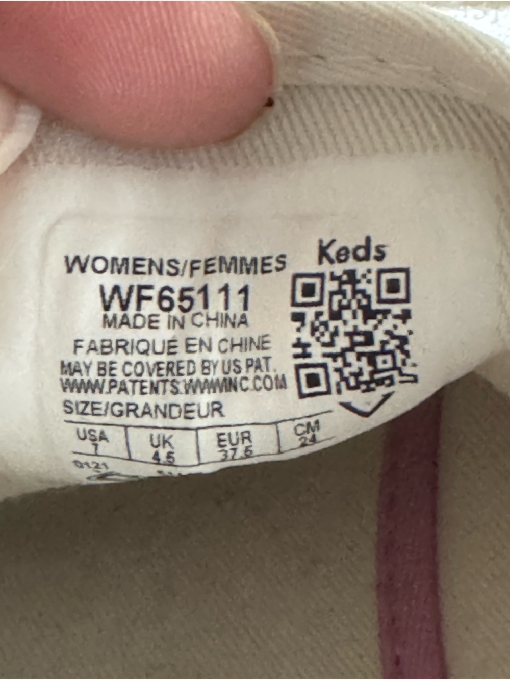 Keds x Kate Spades Platform Rainbow Stripe Canvas Sneaker - White/Multi - Picture 7 of 7